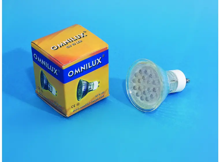 Omnilux GU-10 230V 18 LED UV activ 